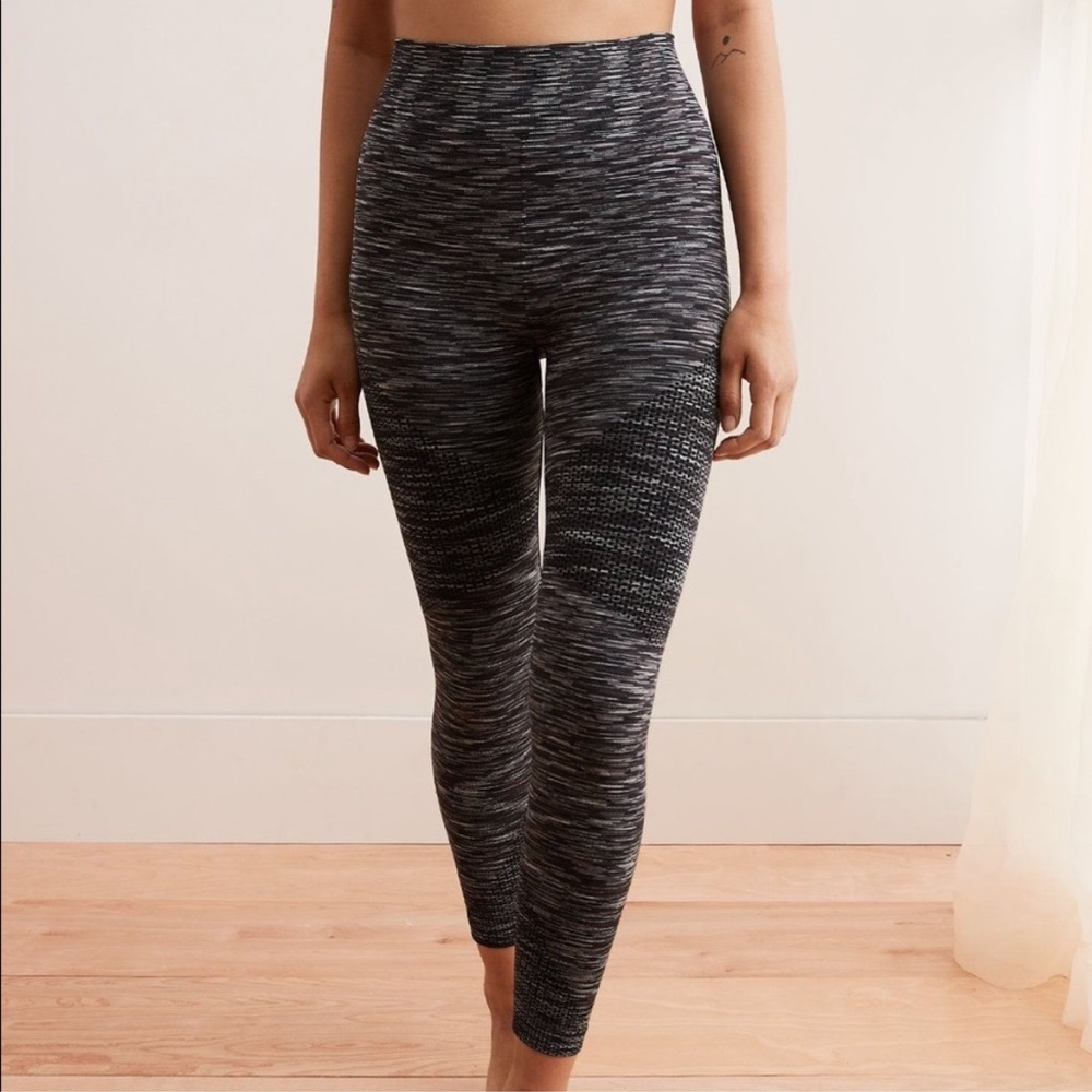 Aerie Offline Chill Play Move Seamless Heathered Gray Athletic Leggings